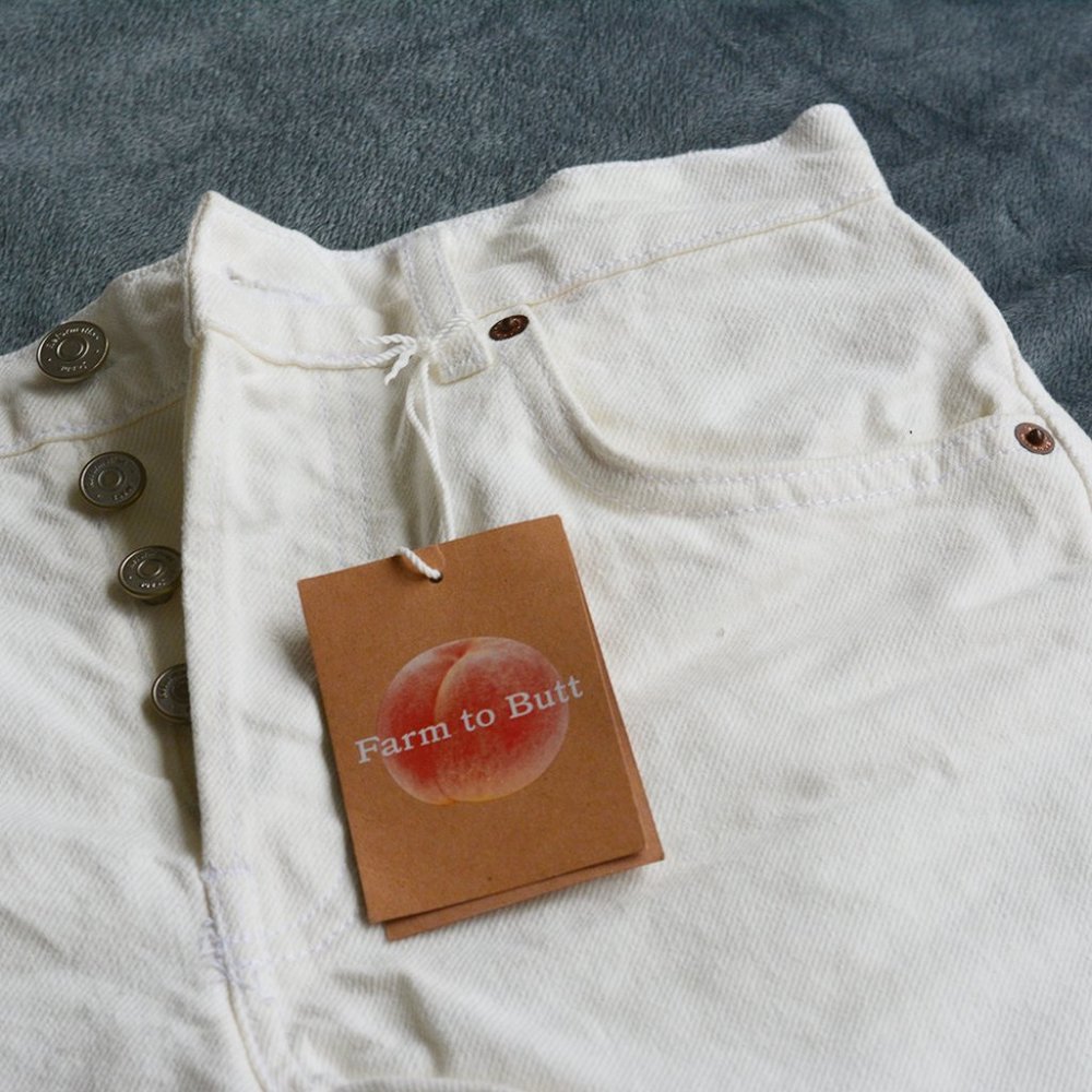 BNWT Charlie High Rise Jean Short in Vintage White - Picture 4 of 11